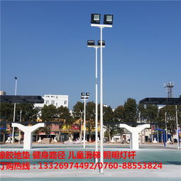 东莞 户外篮球场灯杆生产 镀锌管球场灯柱批发 ,中山市柏克体育用品