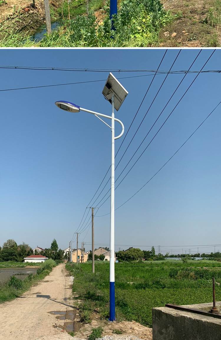 太阳能路灯户外灯6米新农村led超亮100w大功率工程高杆灯