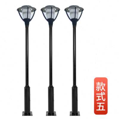 新品led路灯庭院灯3米户外灯高杆灯草坪灯室外农村景观灯花园双头
