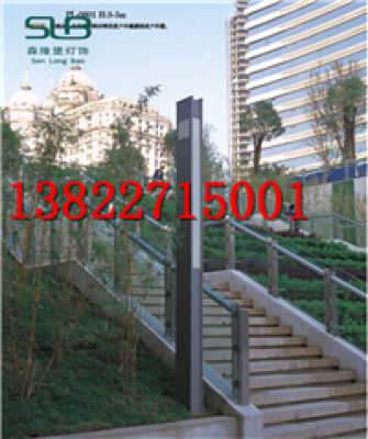现代简约户外景观灯方形不锈钢景观灯小区广场道路led节能路灯