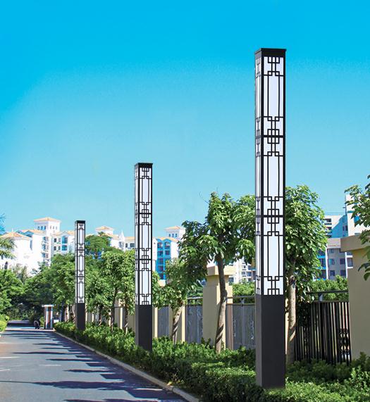 现代园林景观灯柱报价 七度非标定制 阳江现代园林景观灯柱高清图片 高清大图