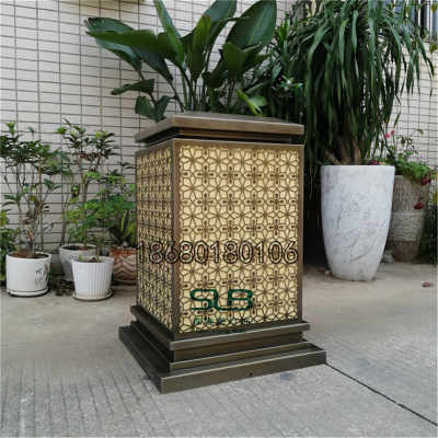 现代中式户外景观灯 融合传统与自然的照明艺术